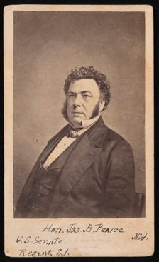 Portrait of James Alfred Pearce (1805-1862), Before 1862. Creator: Edward Anthony