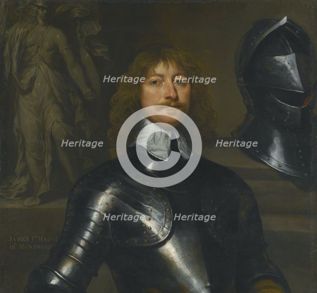 Portrait of James Graham, 1st Marquess of Montrose (1612-1650). Artist: Dobson, William (c. 1610-1646)