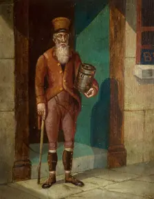 Portrait of James Guidney, known as, Jimmy the Rockman, (1782-1866), [undated, early 19th Century]. Creator: Unknown