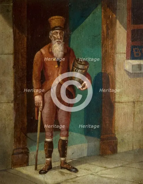 Portrait of James Guidney, known as, Jimmy the Rockman, (1782-1866), [undated, early 19th Century].  Creator: Unknown.