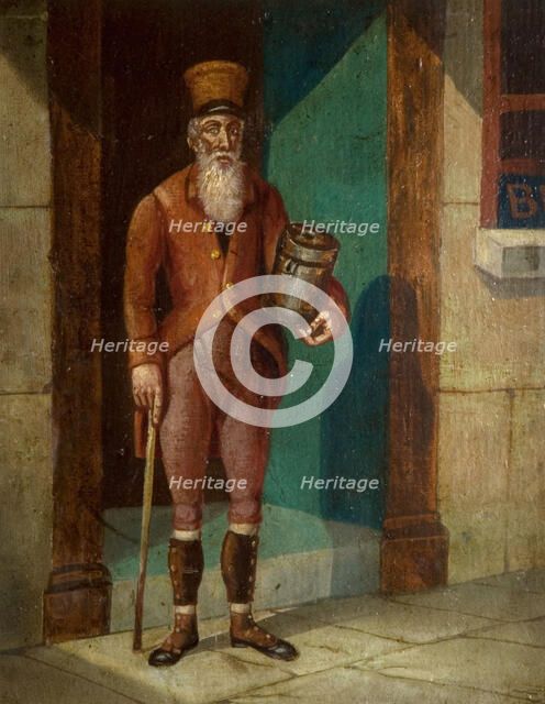 Portrait of James Guidney, known as, Jimmy the Rockman, (1782-1866), [undated, early 19th Century].  Creator: Unknown.