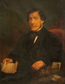 Portrait of James Fern Webster, 1862. Creator: EH Bolt