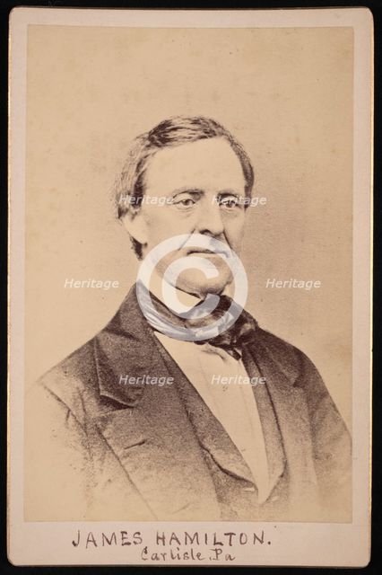 Portrait of James Hamilton, Before 1886. Creator: Unknown.