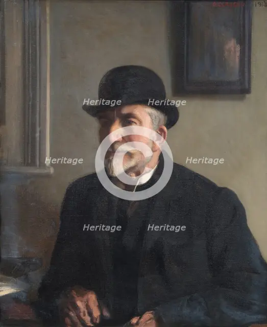 Portrait of James Osborne, 1913. Creator: George Clausen.