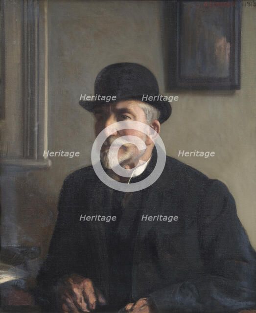 Portrait of James Osborne, 1913. Creator: George Clausen.