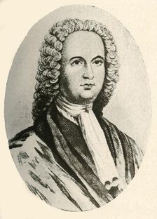 Portrait of James Logan, in wig and judicial robe, worn in Pennsylvania 1745, (1937). Creator: Unknown