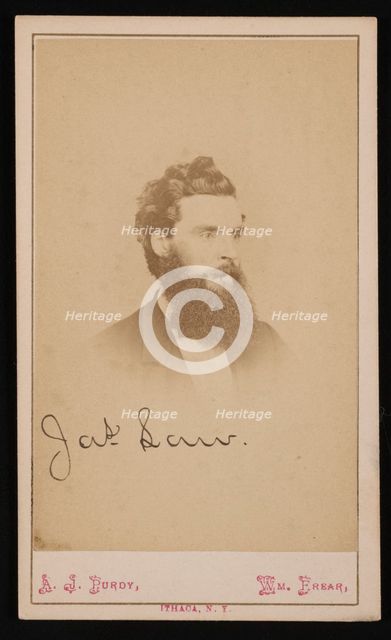 Portrait of James Law (1838-1921), Circa 1870s. Creator: Purdy & Frear.