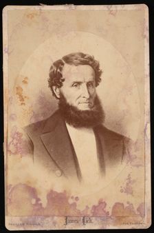 Portrait of James Lick (1796-1876), Before 1876. Creator: Bradley & Rulofson