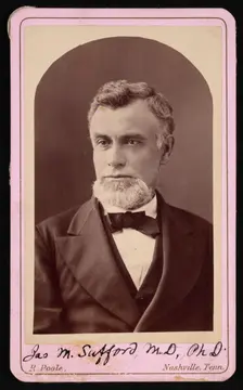Portrait of James Merrill Safford (1822-1907), 1870s. Creator: Rodney Poole