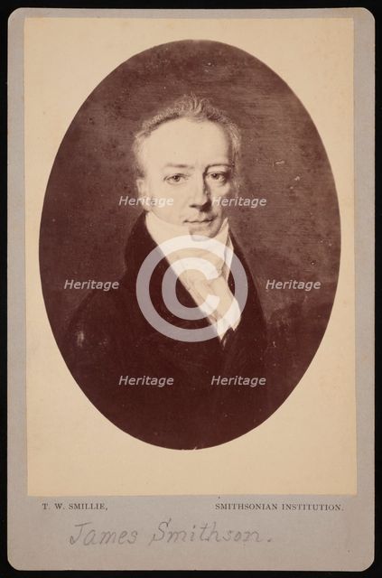 Portrait of James Smithson (1765-1829), 1816 (photographed 1870s). Creator: Thomas William Smillie.