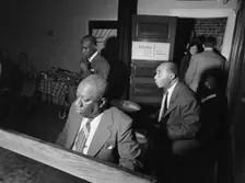 Portrait of James P. (James Price) Johnson, Fess...Gottlieb's office party, Jamaica, Queens, NY, 194 Creator: William Paul Gottlieb