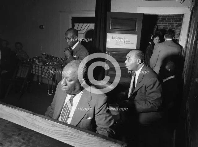 Portrait of James P. (James Price) Johnson, Fess...Gottlieb's office party, Jamaica, Queens, NY, 194 Creator: William Paul Gottlieb.