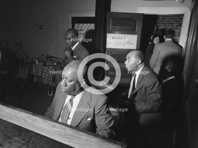 Portrait of James P. (James Price) Johnson, Fess...Gottlieb's office party, Jamaica, Queens, NY, 194 Creator: William Paul Gottlieb.