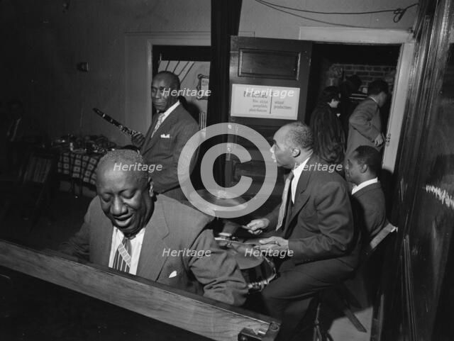 Portrait of James P. (James Price) Johnson...Gottlieb's office party, Jamaica, Queens, N.Y., c.1948. Creator: William Paul Gottlieb.