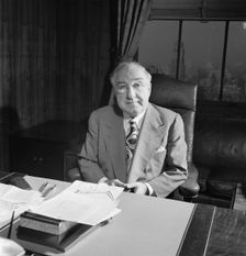 Portrait of James Petrillo in his office, New York, N.Y., ca. Feb. 1947. Creator: William Paul Gottlieb