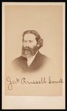Portrait of James Russell Lowell (1819-1891), Circa 1870s. Creator: Purdy & Frear