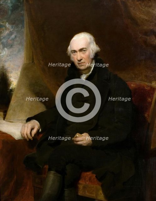 Portrait of James Watt (1736-1819), 1813. Creator: Lawrence, Sir Thomas (1769-1830).