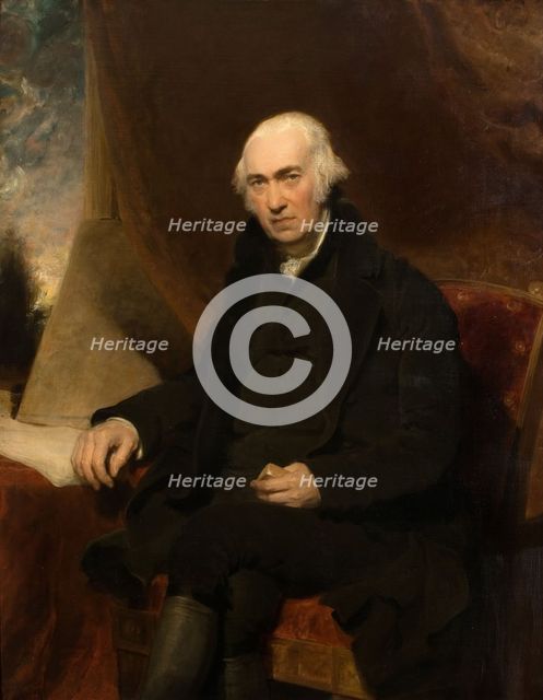 Portrait of James Watt (1736-1819), 1813. Creator: Thomas Lawrence.