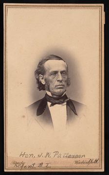 Portrait of James Willis Patterson (1823-1893), Before 1869. Creator: Brady's National Photographic Portrait Galleries