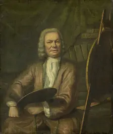 Portrait of Jan Maurits Quinkhard, Painter, 1771. Creator: Cornelis Wever