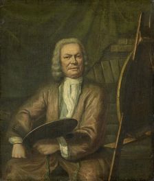 Portrait of Jan Maurits Quinkhard, Painter, 1771. Creator: Cornelis Wever
