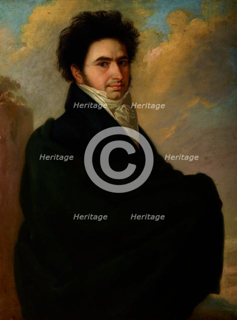 Portrait of Jan Nepomucen Kaminski, Director of the Lviv Theatre, c1810. Creator: Alojzy Reichan.