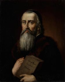 Portrait of Jan Amos Comenius (1592-1670), 19th century. Creator: Anonymous