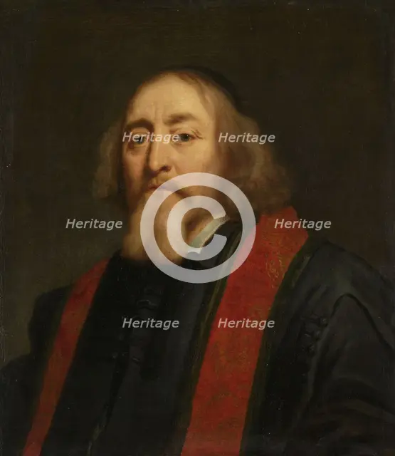 Portrait of Jan Amos Comenius, 1650-1670. Creator: Jurgen Ovens.