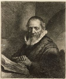 Portrait of Jan Cornelis Sylvius, preacher, 1633. Creator: Rembrandt Harmensz van Rijn