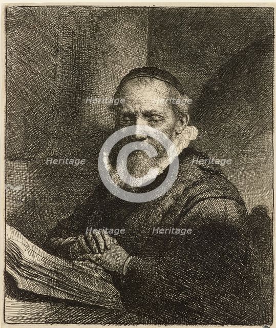 Portrait of Jan Cornelis Sylvius, preacher, 1633. Creator: Rembrandt Harmensz van Rijn.