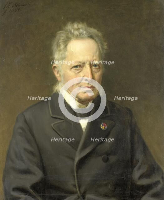 Portrait of Jan Heemskerk Azn (1818-1897), 1896. Creator: Jan Hendrik Neuman.