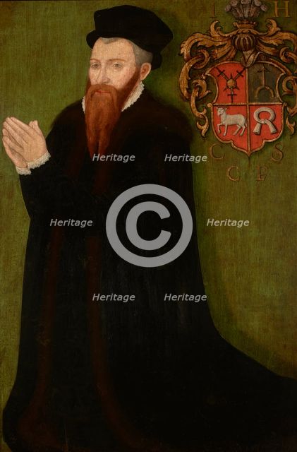 Portrait of Jan Herbut of Felsztyn (1508-1577), Castellan of Sanok and Starost..., between 1550-1580 Creator: Unknown.