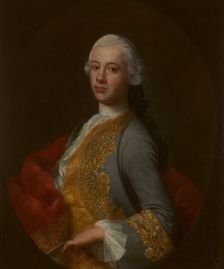 Portrait of Jan Jacek Tarnowski (1729-1808), Starost of Kahorlice and Byszów, c1750. Creator: Augustyn Mirys