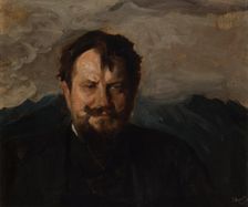 Portrait of Jan Kasprowicz, 1898, [1906]. Creator: Leon Wyczolkowski