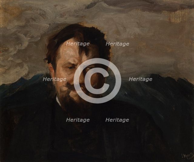 Portrait of Jan Kasprowicz, 1898, [1906]. Creator: Leon Wyczolkowski.