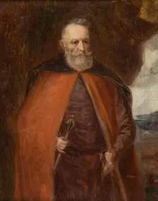 Portrait of Jan Karol Chodkiewicz-Study, before 1863. Creator: Leon Kaplinski