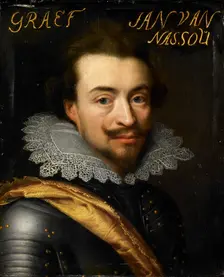 Portrait of Jan the Younger (1583-1638), Count of Nassau-Siegen, c.1614-c.1633. Creator: Workshop of Jan Antonisz van Ravesteyn