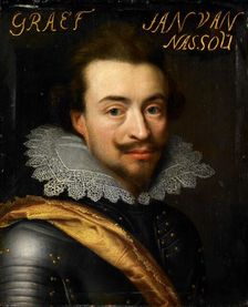 Portrait of Jan the Younger (1583-1638), Count of Nassau-Siegen, c.1614-c.1633. Creator: Workshop of Jan Antonisz van Ravesteyn