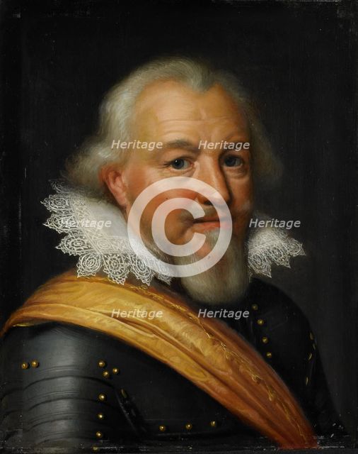 Portrait of Jan the Middle (1561-1623), Count Nassau-Siegen, c.1610-c.1620. Creator: Workshop of Jan Antonisz van Ravesteyn.