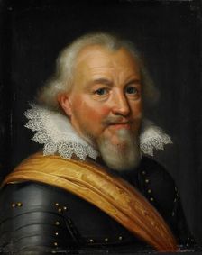 Portrait of Jan the Middle (1561-1623), Count Nassau-Siegen, c.1610-c.1620. Creator: Workshop of Jan Antonisz van Ravesteyn