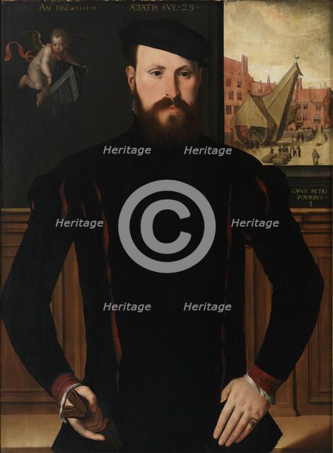 Portrait of Jan van Eyewerve, 1551. Creator: Pourbus, Pieter (1523-1584).