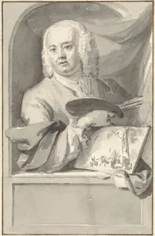 Portrait of Jan van Gool, 1720-1749. Creator: Aert Schouman