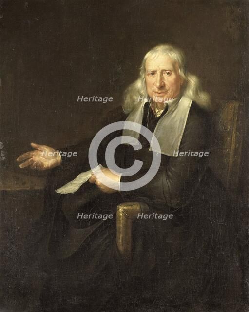 Portrait of Jan van Lennep the Elder (1634-1711). Amsterdam Merchant in Silk, Gold and Silver Cloth  Creator: Anon.