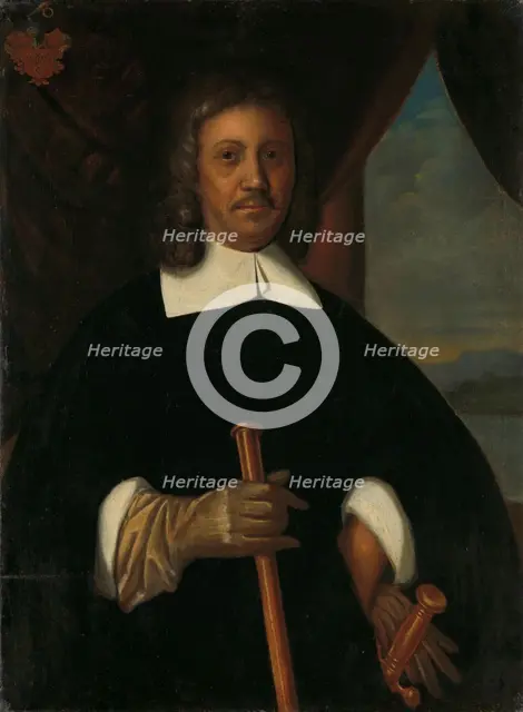 Portrait of Jan van Riebeeck (1619-77). Commander of the Cape of Good Hope and of..., c.1660. Creator: Anon.