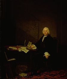 Portrait of Jan Wagenaar, City Historian of Amsterdam, 1761. Creator: Tibout Regters