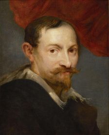Portrait of Jan Wildens (1586-1653) , c.1630. Creator: Anonymous