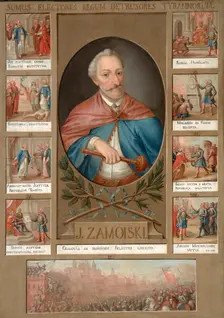 Portrait of Jan Zamoyski (1542-1605), Grand Hetman of the Crown, between 1775-1800. Creator: Unknown