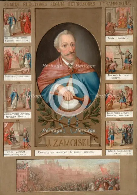 Portrait of Jan Zamoyski (1542-1605), Grand Hetman of the Crown, between 1775-1800. Creator: Unknown.