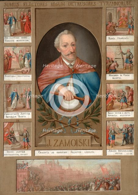 Portrait of Jan Zamoyski (1542-1605), Grand Hetman of the Crown, between 1775-1800. Creator: Unknown.