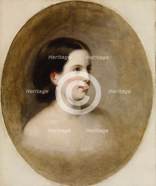 Portrait of Jane Breckenridge, 1830-1878. Creator: Alfred Jacob Miller.